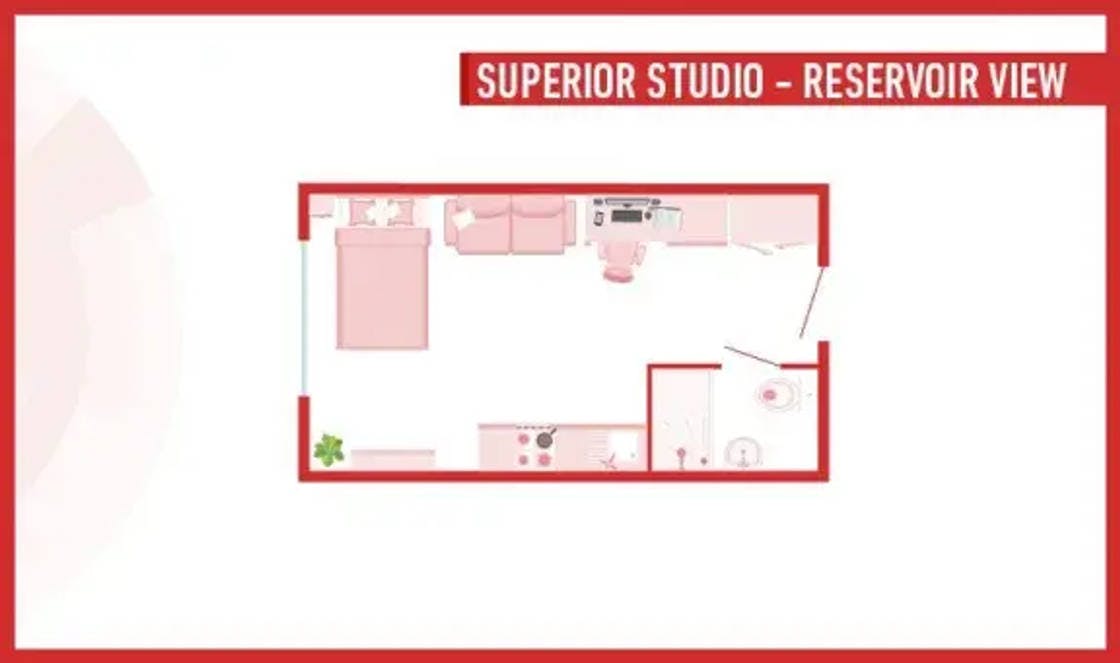 Superior Studio - Reservoir View